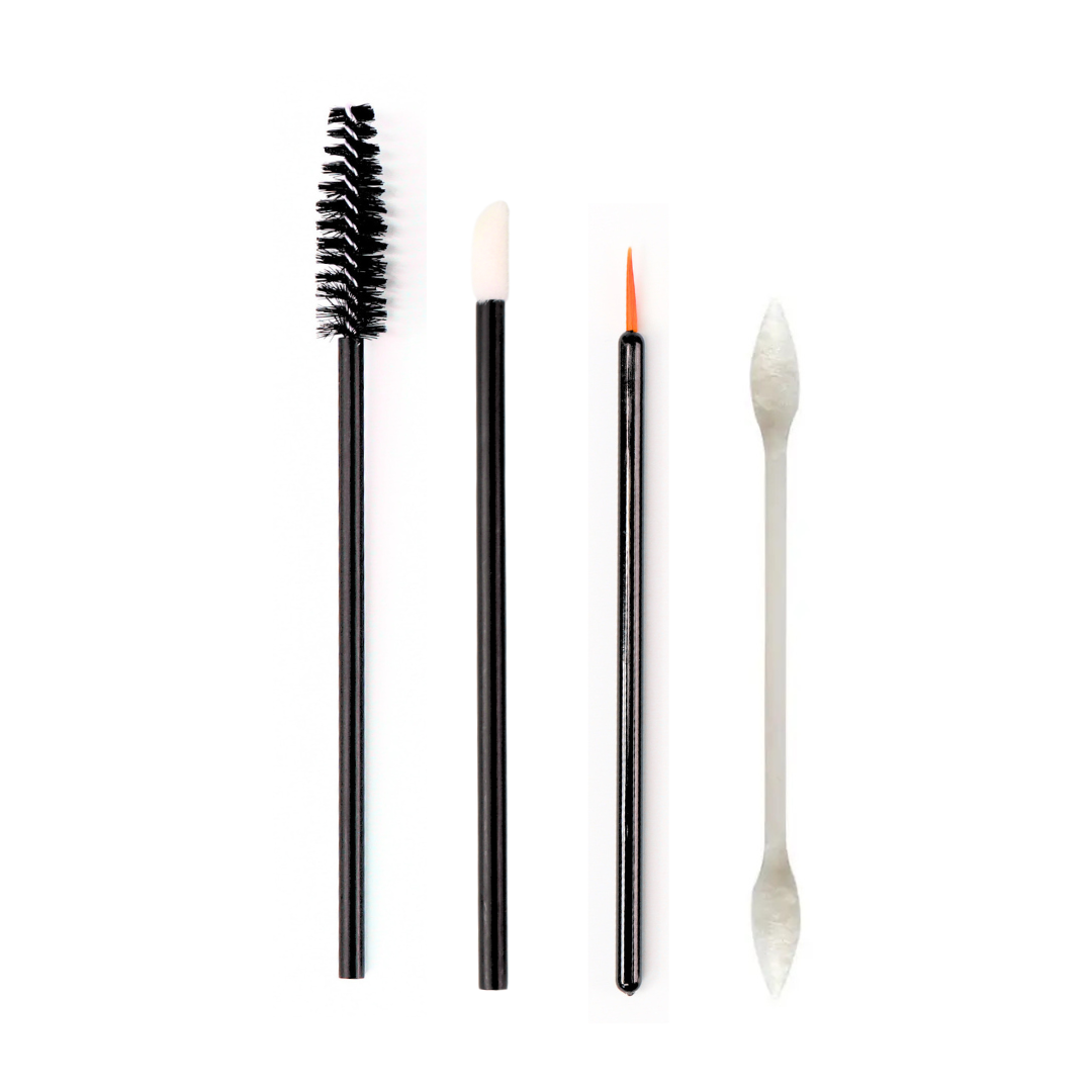 Kit Aplicadores Desechables + Hisopo con Punta Blanco