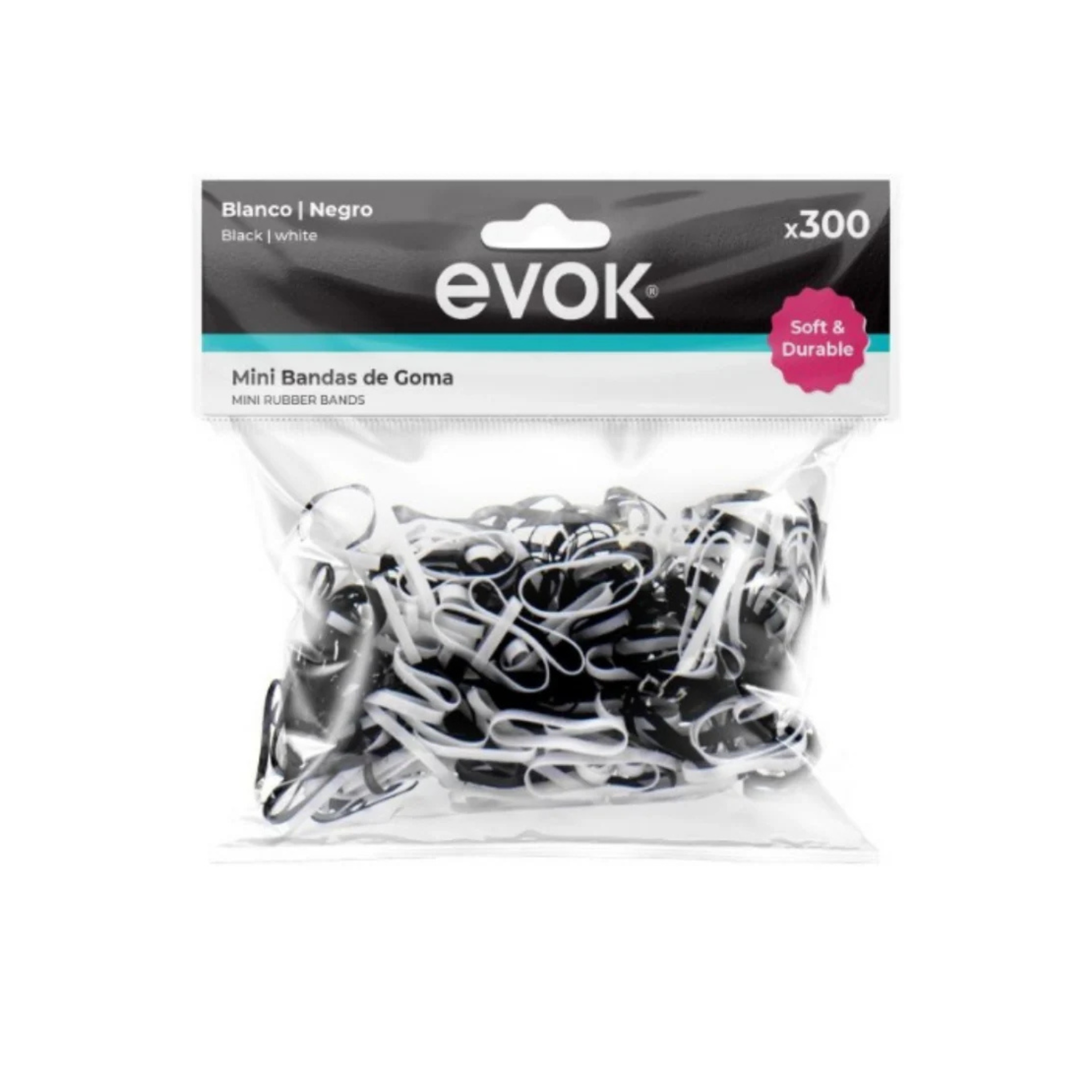 Mini Hules - Blanco y Negro (300 Unidades)